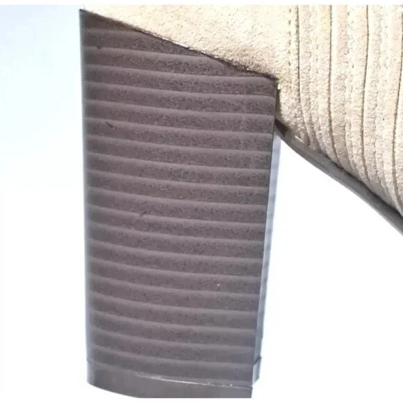 DAISY STREET Womens Ankle Boots Pointed Toe Chunky Stacked Mid Heeled Faux Sz 8 - Picture 5 of 8